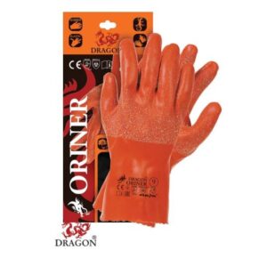 RĘKAWICE GUMOWE OCIEPLANE ORINER 30CM, ROZMIAR 7