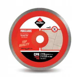 TARCZA DIAMENTOWA DO GRESU PORCELANOWEGO Z OBRZEŻEM CIĄGŁYM