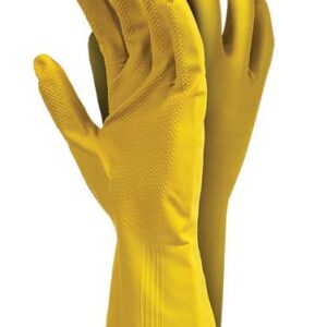 RĘKAWICE GUMOWE FLOKOWANE 500 FY ROSE L